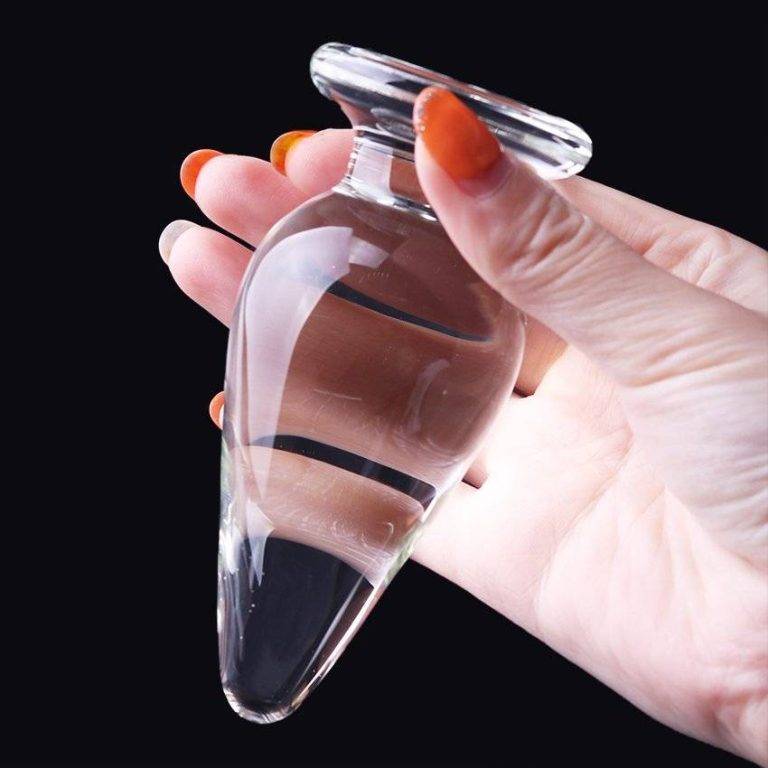 Plug Anal De Vidro Cristal Tamanho M Dio Butt Plug Chastity