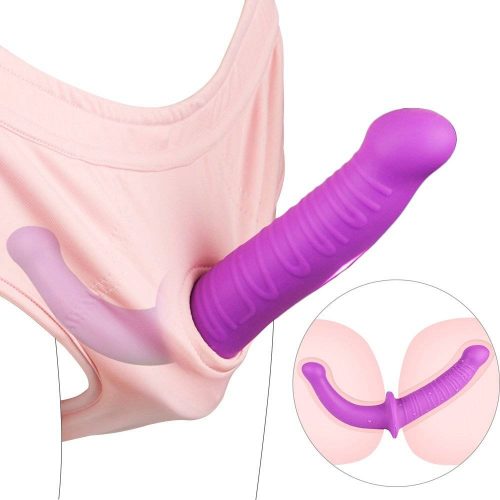 Strapless Strapon Cinta Peniana Dupla Penetração Dildo para Casais