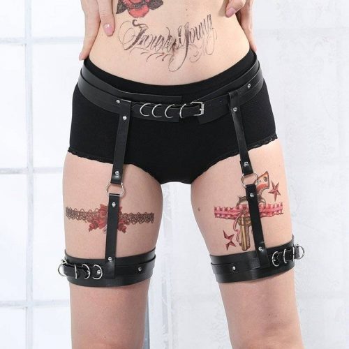 Harness Cintas De Couro Lingerie Bdsm Arn S Fetiche Chastity