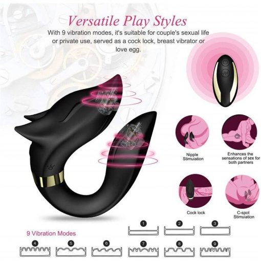 Vibrador Grampo WOWYES – Cabeça de Raposa – Controle Wireless Vibradores