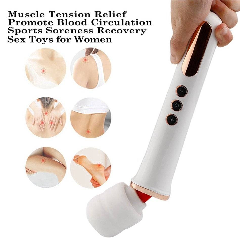 Vibrador poderoso para mulheres, vibrador enorme de clitóris, varinha mágica av, massagem pessoal, estimulador clitoriano, cabeça grande, vibrador, brinquedos sexuais eróticos