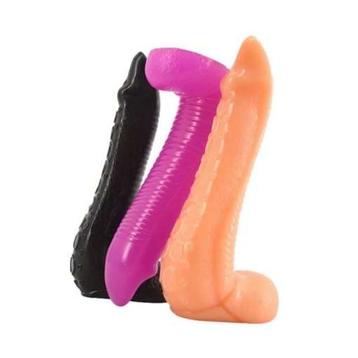 Octopus Tentacle Dildo Tentáculo De Polvo Texturizado Grande Inserção Consolo Plug anal Estimulador de Próstata Jogos Adultos