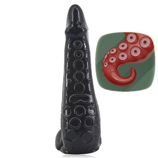 Octopus Tentacle Dildo Tentáculo De Polvo Texturizado Grande Inserção Consolo Plug anal Estimulador de Próstata Jogos Adultos