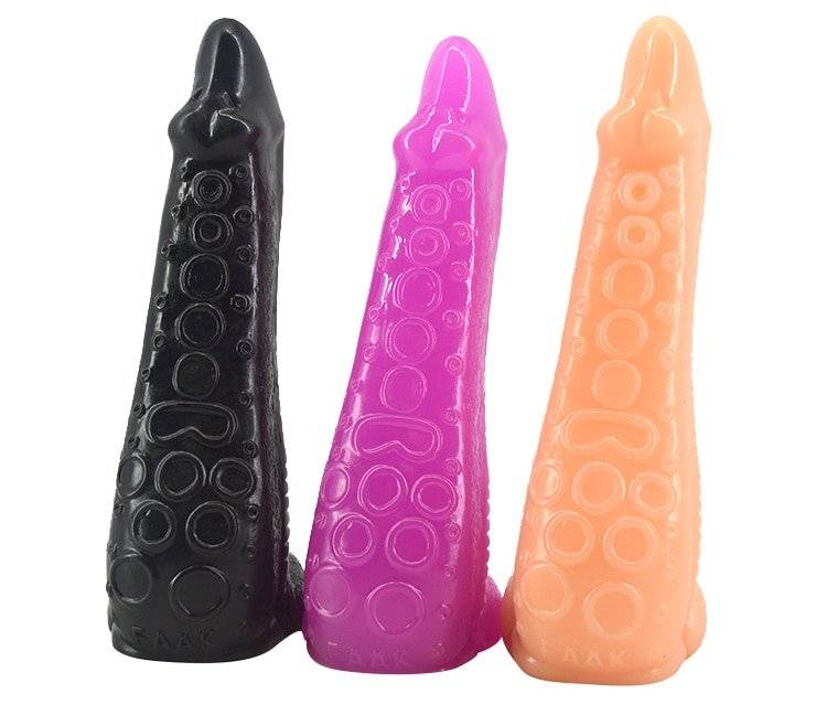 Faak saudável pvc dildo polvo butt plug massagem brinquedo anal para mulher homem orgasmo estimular plugue anal tentáculo vibradores brinquedos sexuais