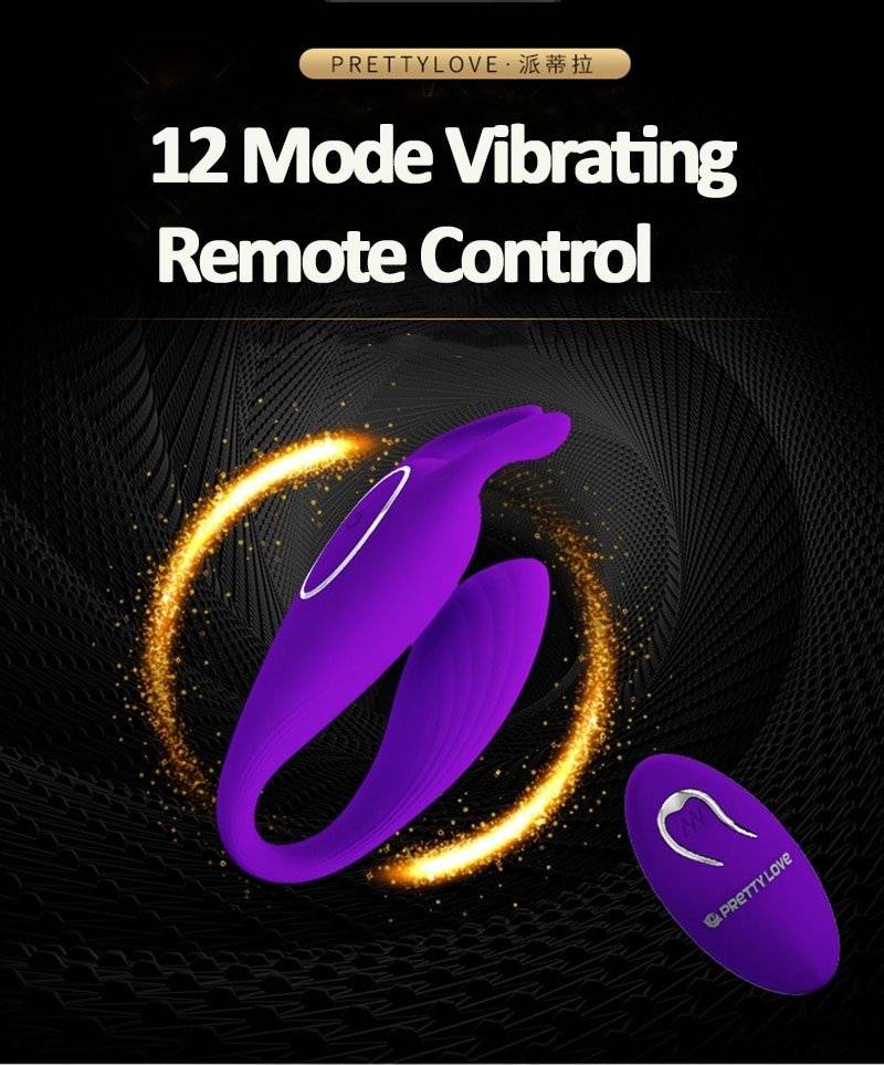 Vibrador remoto para mulheres, 12 velocidades bonito amor, estimulador de clitóris, ponto g, recarregável, vibe erótico adulto brinquedos, brinquedos