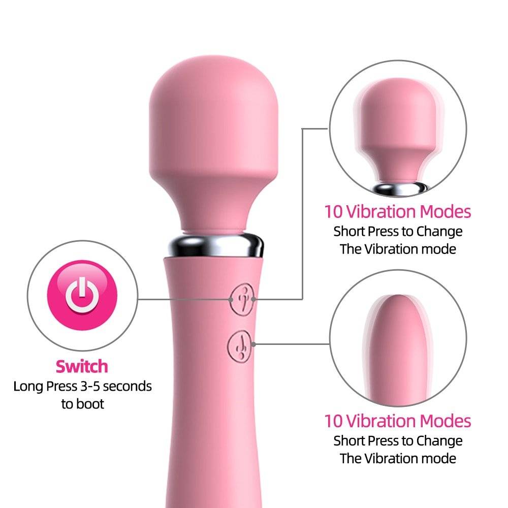 G ponto vibrador vibrador 10 modos de vibração poderoso av varinha massageador adulto brinquedo sexo para mulher clit estimular vibrador feminino brinquedos eróticos