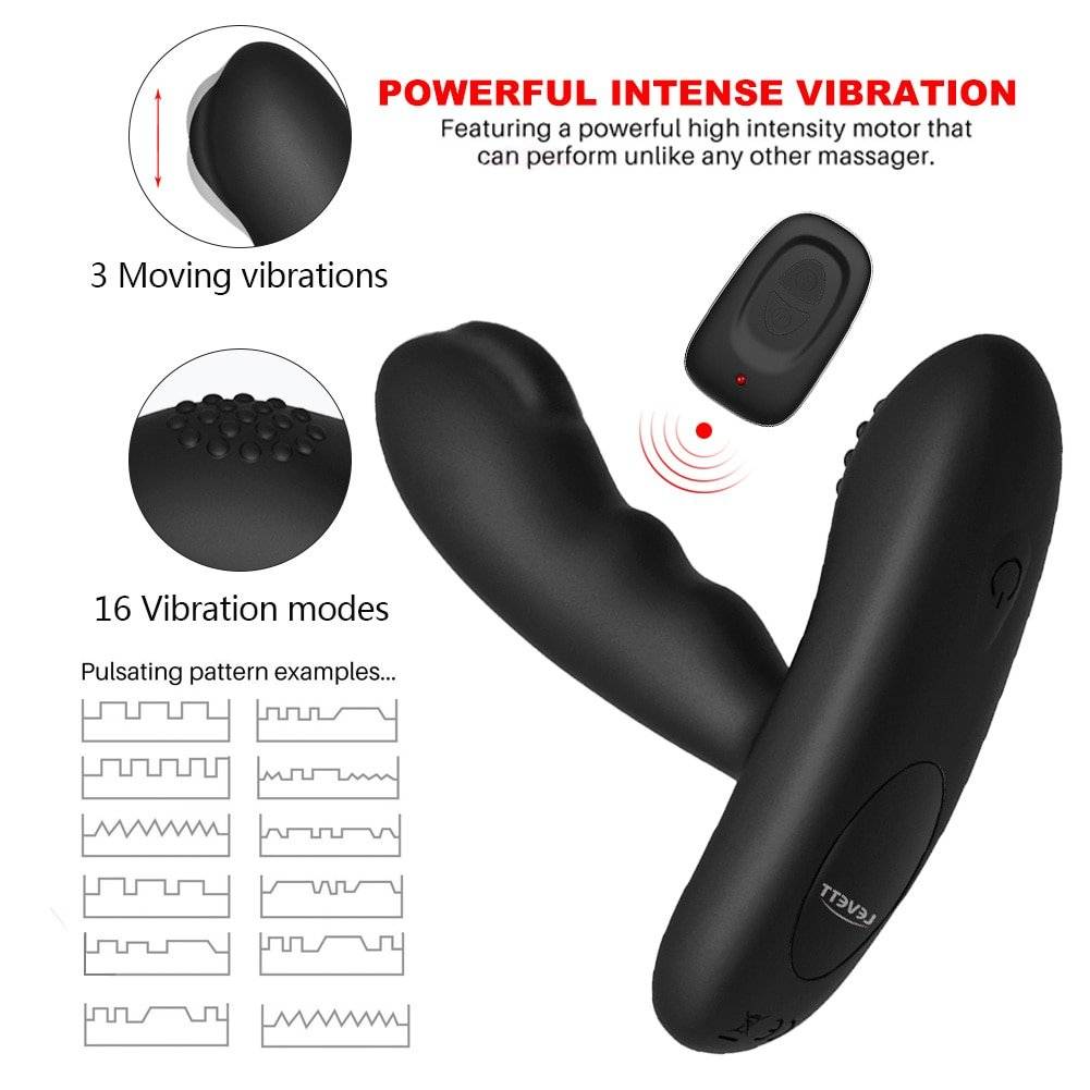 Levett masculino massageador de próstata vibrador para homens mulher vibratório anal plug adulto brinquedos sexuais sem fio brinquedo de próstata plugue de extremidade vibrador