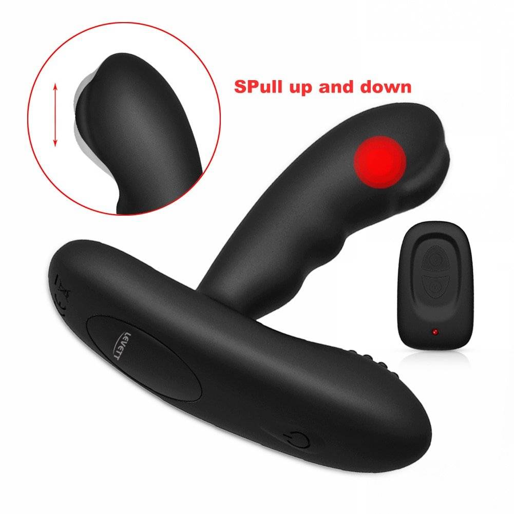 Levett masculino massageador de próstata vibrador para homens mulher vibratório anal plug adulto brinquedos sexuais sem fio brinquedo de próstata plugue de extremidade vibrador