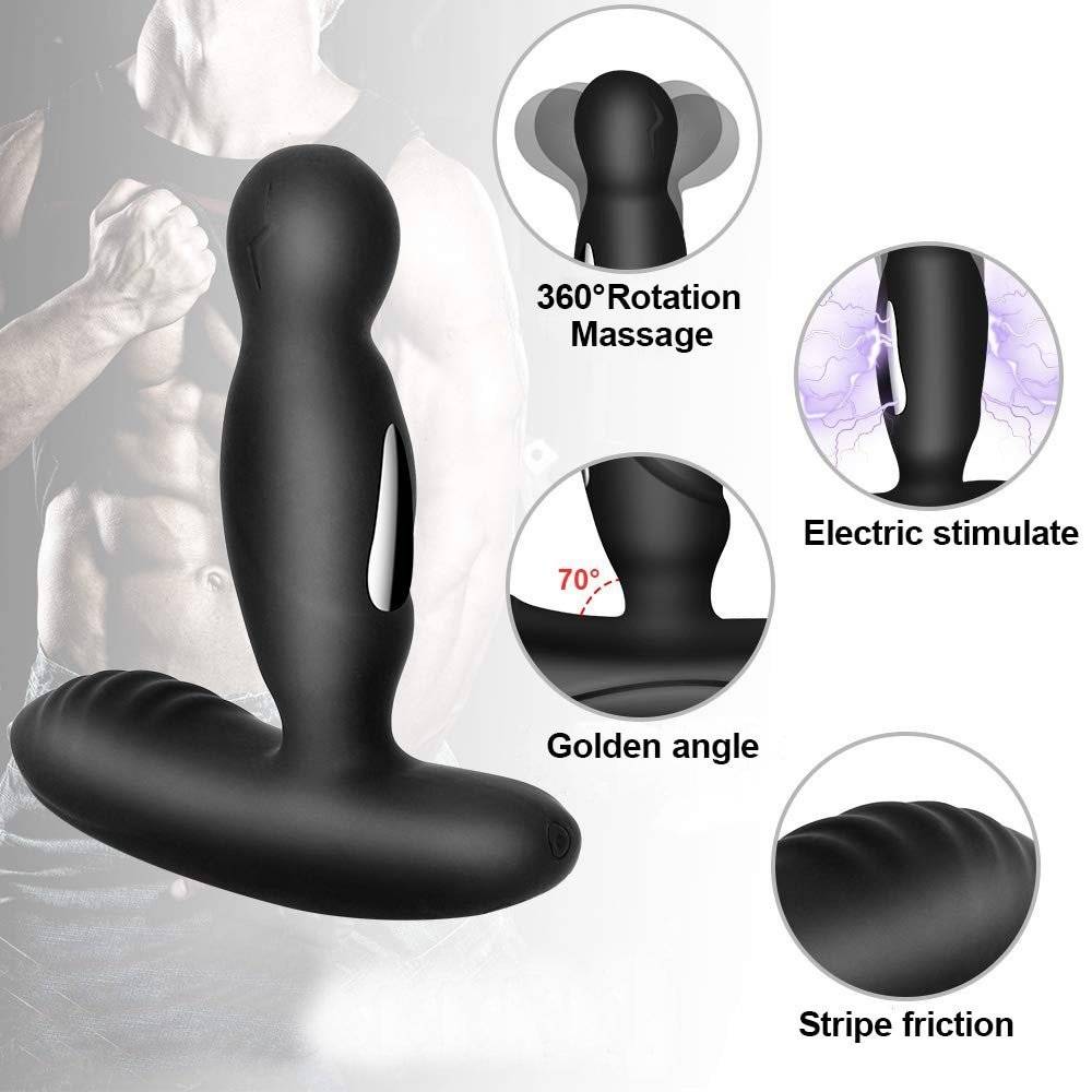 Levett masculino massageador de próstata vibrador para homens mulher vibratório anal plug adulto brinquedos sexuais sem fio brinquedo de próstata plugue de extremidade vibrador