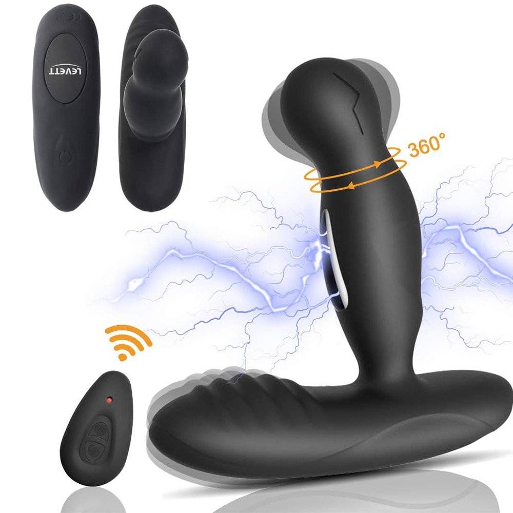 Levett masculino massageador de próstata vibrador para homens mulher vibratório anal plug adulto brinquedos sexuais sem fio brinquedo de próstata plugue de extremidade vibrador