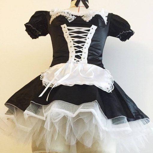 Sexy feminino francês maid cosplay lingerie plus size traje de halloween para feminino empregada doméstica vestido exótico servo cosplay maids outfit Vestuário