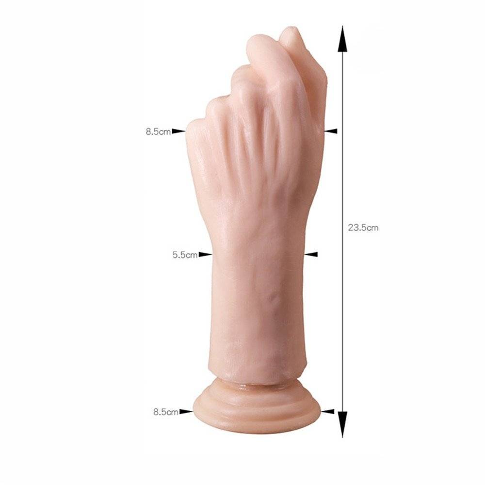 Vibrador de mão grande anal plug adulto produtos brinquedos sexuais para a mulher grande braço punho vibradores masturbação do sexo feminino g-ponto massager