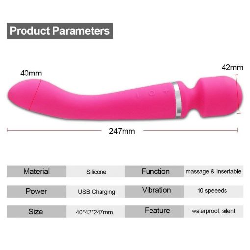 20 velocidades vibrador poderoso av vibrador varinha mágica brinquedos sexuais para mulheres casais adultos corpo massageador clitóris estimulador loja de produtos Vibradores