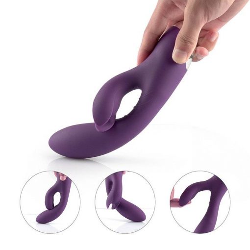 Clitóris do cão de tracy amassando e deslizando o vibrador do coelho para estimular g-ponto 10 modos à prova dwaterproof água vibrando brinquedo do sexo do vibrador Vibradores