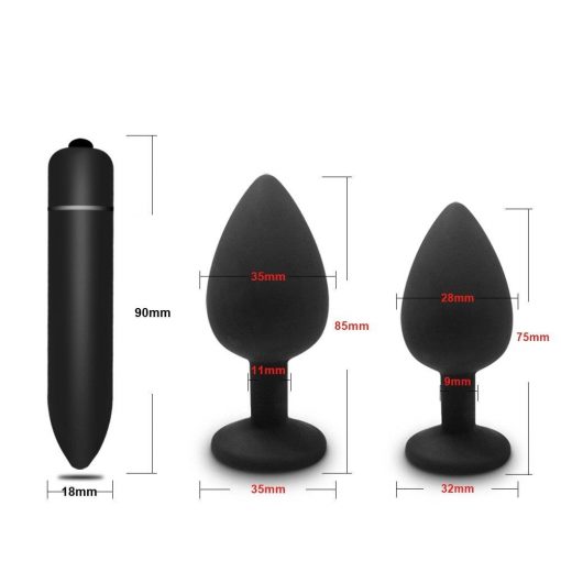 Iniciante silicone anal plug butt próstata massageador adulto gay produtos de sexo mini bala erótica vibrador brinquedos sexuais para mulheres Vibradores