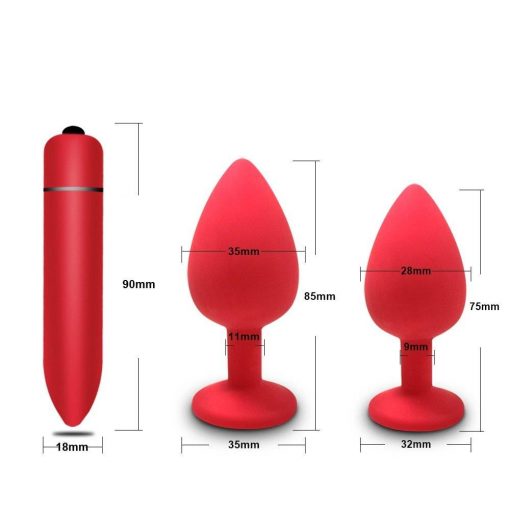 Iniciante silicone anal plug butt próstata massageador adulto gay produtos de sexo mini bala erótica vibrador brinquedos sexuais para mulheres Vibradores