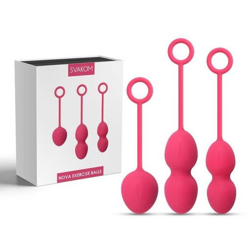 Vaginal bola pós-parto contração svakom nova vaginal exercício feminino vaginal haltere feminino adulto suprimentos erótico sex shop Inserção Pompoarismo