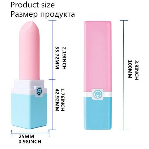 Vibrador de batom 10 velocidade usb recarregável massageador g-ponto estimula clitóris vibradores à prova dwaterproof água brinquedos sexuais para produtos femininos Vibradores