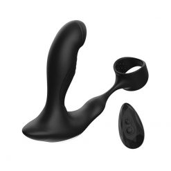 Vibrador de próstata massageador para homem anal plug silicone controle remoto prostata estimulador masturbação anal brinquedos sexuais para homem Jogos Adultos