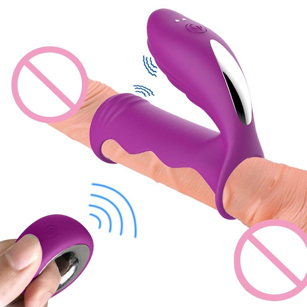 Vibrador Unisex Estimulador Pênis e Vagina Controle Remoto - Chastity