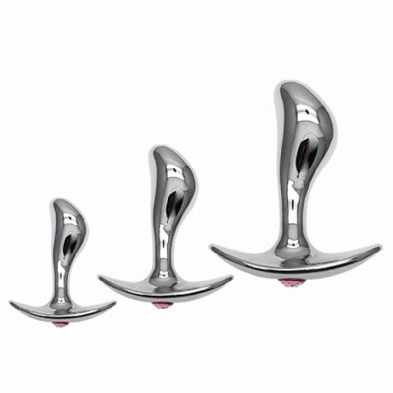 3 Pçs/set De Metal Âncora do Navio Assento Analplug Bunda Masturbação Ponto G Butt Plug Dilatador Com Broca Polegar Massageador Brinquedos Para Adultos