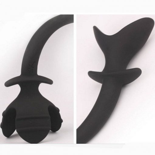 Cauda De Silicone Expansível Estilo Cachorrinho – Plug Anal Inserção Plug anal