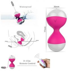 Vibrador Sem Fio Bullet Kegel Balls Ampulheta Nalone Wireless Vibradores Eletroestimulação