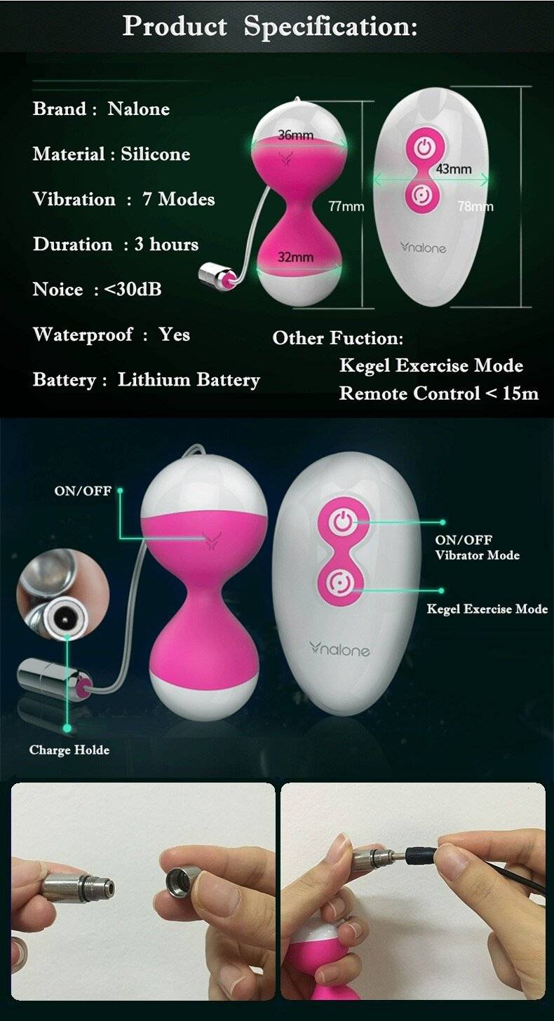 Nalone controle remoto sem fio vibrador para mulheres kegel músculo exercitador bolas para vaginal adulto sexo brinquedos para casal amor bolas