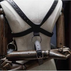 Correia de contenção para coxa, cinta de pele com espalhador de perna aberta, cinto de bondage com punhos do pulso bdsm, brinquedos adultos para posição do sexo BDSM Bondage