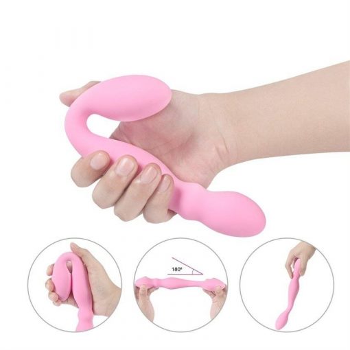 Vibrador com 2 motores strapon, brinquedo sexual para casais, mulheres, massageador ponto g, massageador, íntimo lésbico, masturbador erótico Vibradores