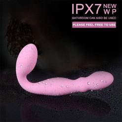 Vibrador com 2 motores strapon, brinquedo sexual para casais, mulheres, massageador ponto g, massageador, íntimo lésbico, masturbador erótico Vibradores