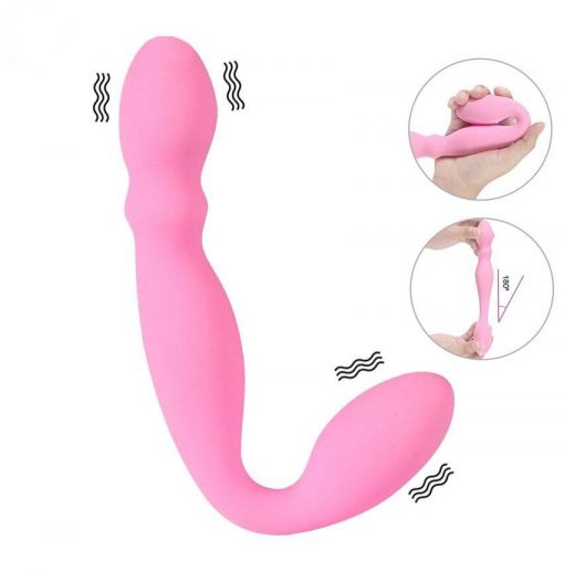 Vibrador com 2 motores strapon, brinquedo sexual para casais, mulheres, massageador ponto g, massageador, íntimo lésbico, masturbador erótico Vibradores