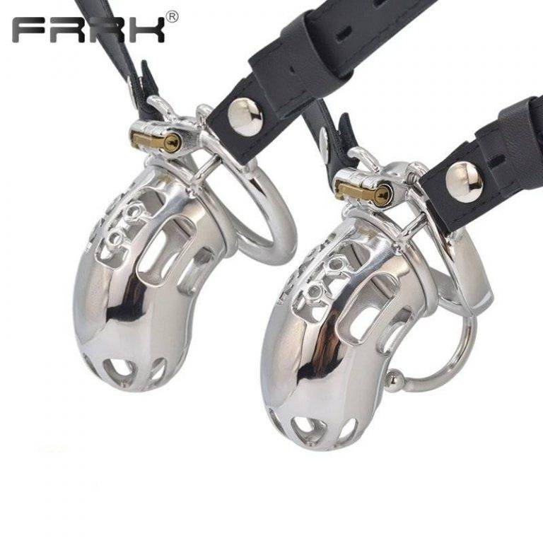 Cinto de Castidade FRRK 100 Aço Chastity Belt Cock Cage Chastity