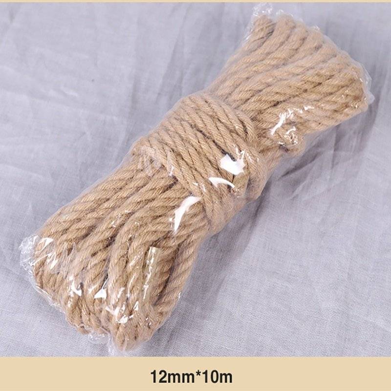 Corda de Juta cânhamo Natural torcido 10M Artesanal Bondage Shibari