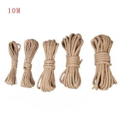 Corda de Juta cânhamo Natural torcido 10M Artesanal Bondage Shibari BDSM Bondage