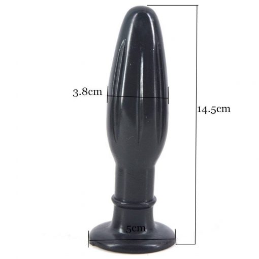 Plug Anal com Ventosa Médio 14,5CM Ass ButtPlug FAAK Inserção Plug anal