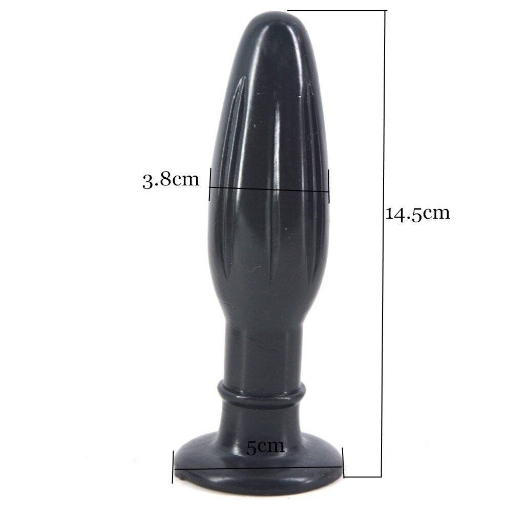 Plug Anal com Ventosa Médio 14,5CM Ass ButtPlug FAAK