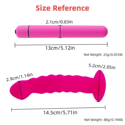 Strapon Dildo 14CM Beginner Vibrador Bullet Pegging Sex Toy Inserção Cinta Peniana