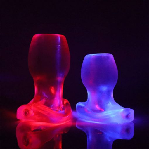 Oco anal plug sexo jogos para mulher exóticos acessórios buttplug plug com led espéculo vaginal expansor sexy brinquedos buttplug túnel Inserção