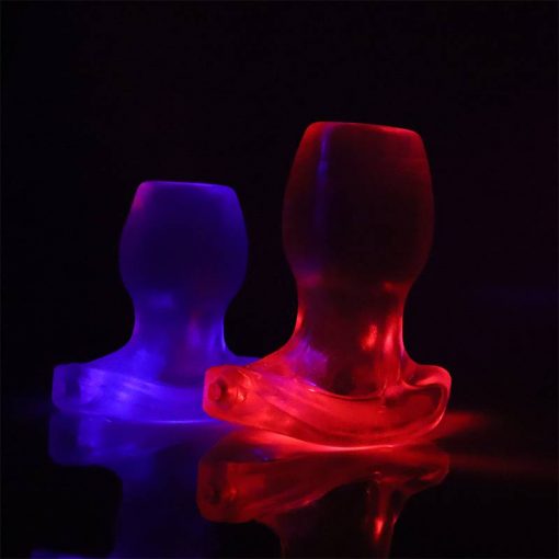 Oco anal plug sexo jogos para mulher exóticos acessórios buttplug plug com led espéculo vaginal expansor sexy brinquedos buttplug túnel Inserção