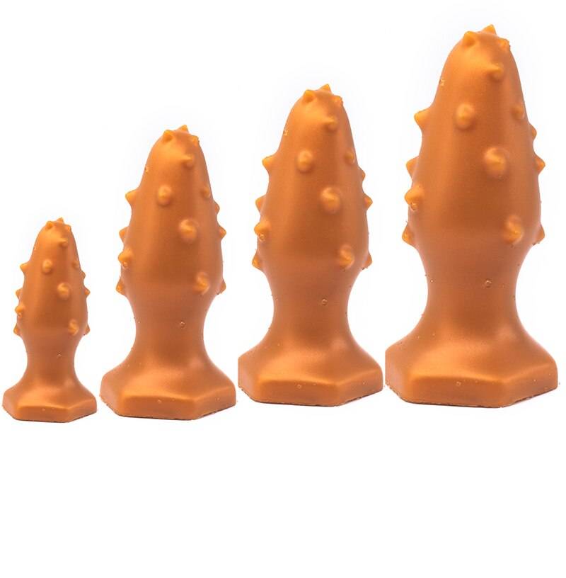 Plugue anal super grande com espinho, silicone macio, brinquedo sexual para homens e mulheres, massagem da próstata, dilatador anal