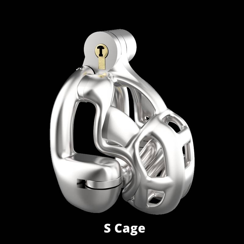 Cinto de Castidade Cobra Double Lock Python Stainless Steel Mamba Cage