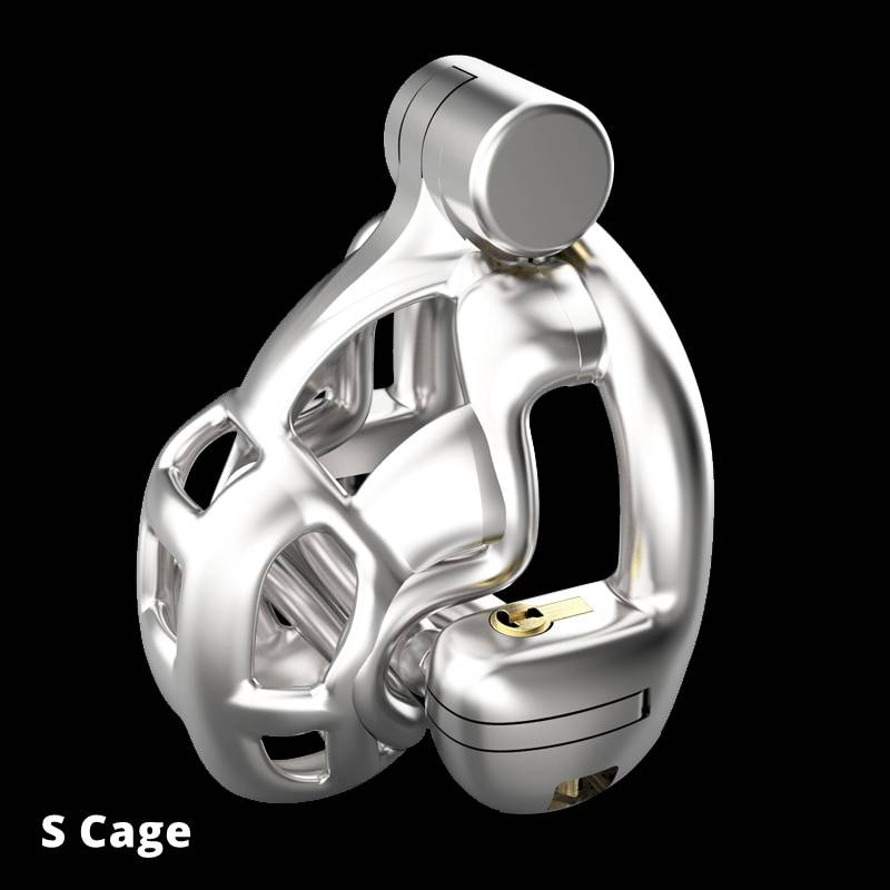 Cinto de Castidade Cobra Double Lock Python Stainless Steel Mamba Cage