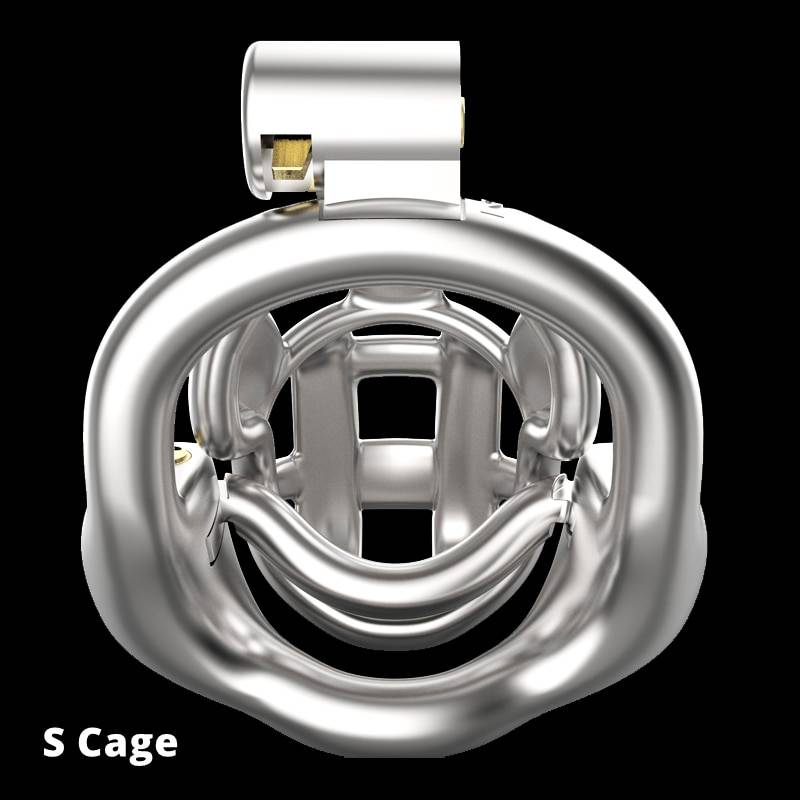 Cinto de Castidade Cobra Double Lock Python Stainless Steel Mamba Cage