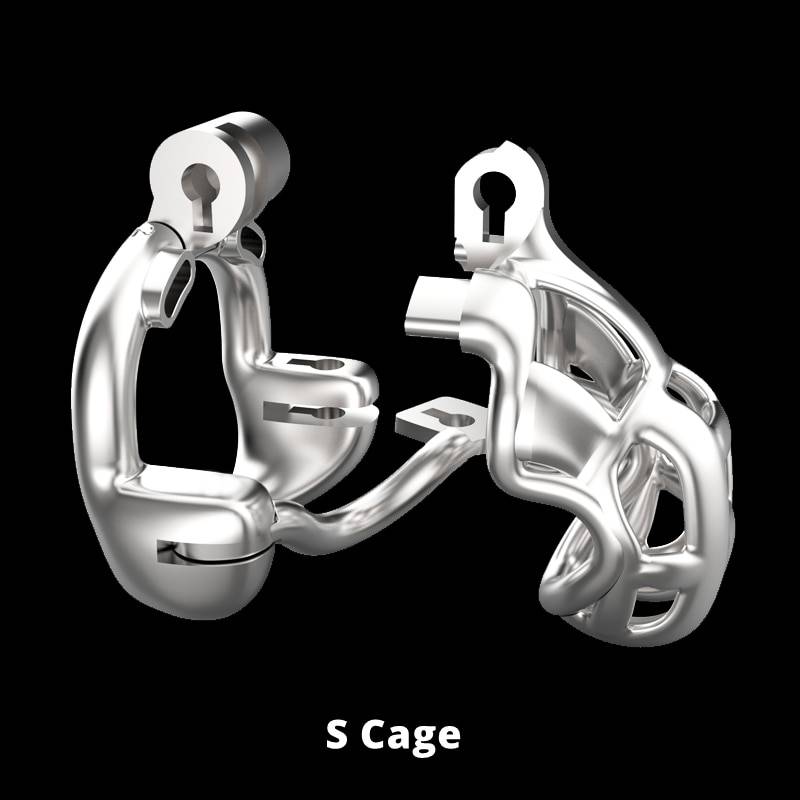 Cinto de Castidade Cobra Double Lock Python Stainless Steel Mamba Cage