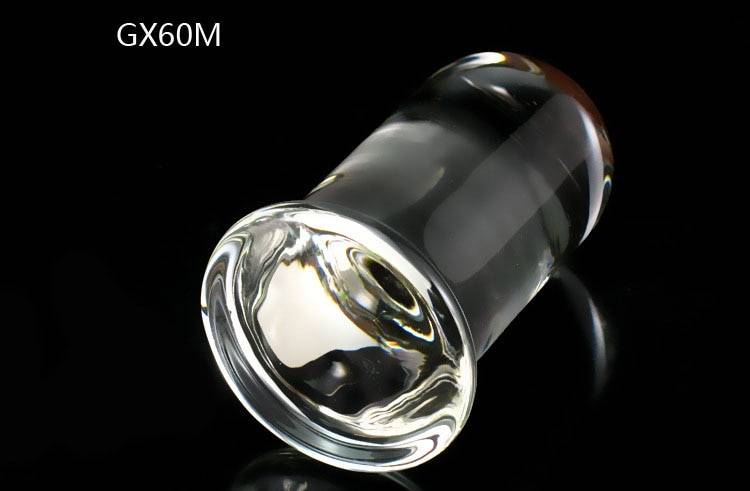 Forma cilíndrica de vidro transparente anal plug enorme grande vibrador anal dilatador vagina expansor vibradores de vidro plugue bunda adulto brinquedos sexuais