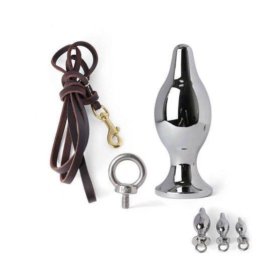 Plug Anal Rope Leash Slave Buttplug Plug anal