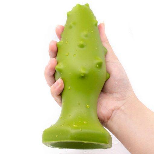 Plugue anal super grande com espinho, silicone macio, brinquedo sexual para homens e mulheres, massagem da próstata, dilatador anal Inserção Plug anal