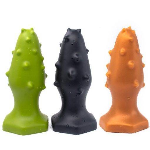 Plugue anal super grande com espinho, silicone macio, brinquedo sexual para homens e mulheres, massagem da próstata, dilatador anal Inserção Plug anal