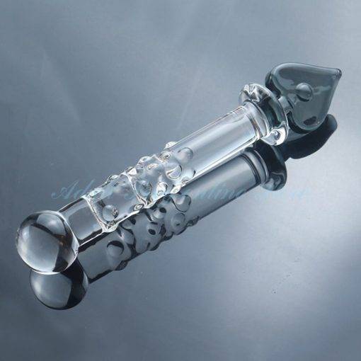 Brinquedo adulto do sexo do vibrador do vibrador do vidro de cristal bonito da estimulação anal para produtos do sexo de womengay bucha masturbação vaginal Inserção Plug anal